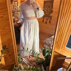 Block Print 2 piece set size Small